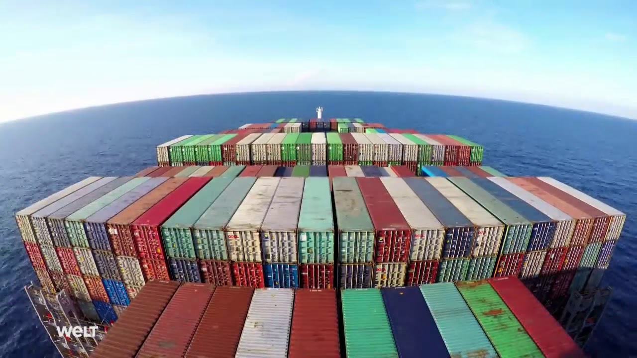 OOCL Hong Kong Das größte Containerschiff der Welt DIE WELT Doku. 